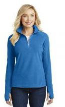 Port Authority® Ladies Microfleece 1/2-Zip Pullover